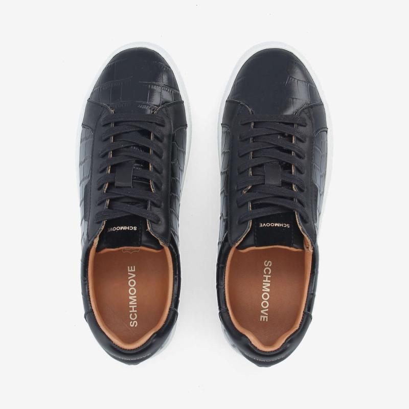 SPARKLE SNEAKER W - KROCO/NAPPA - NOIR
